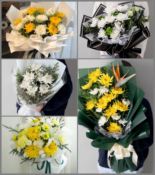 贵州毕节市织金县中寨镇响水村白事花束代送